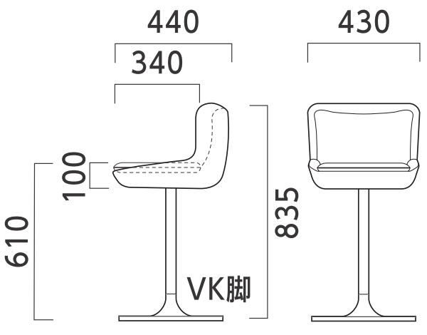 ナンセカウンター図面