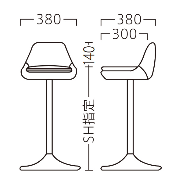C-3347 スタンドイス 図面