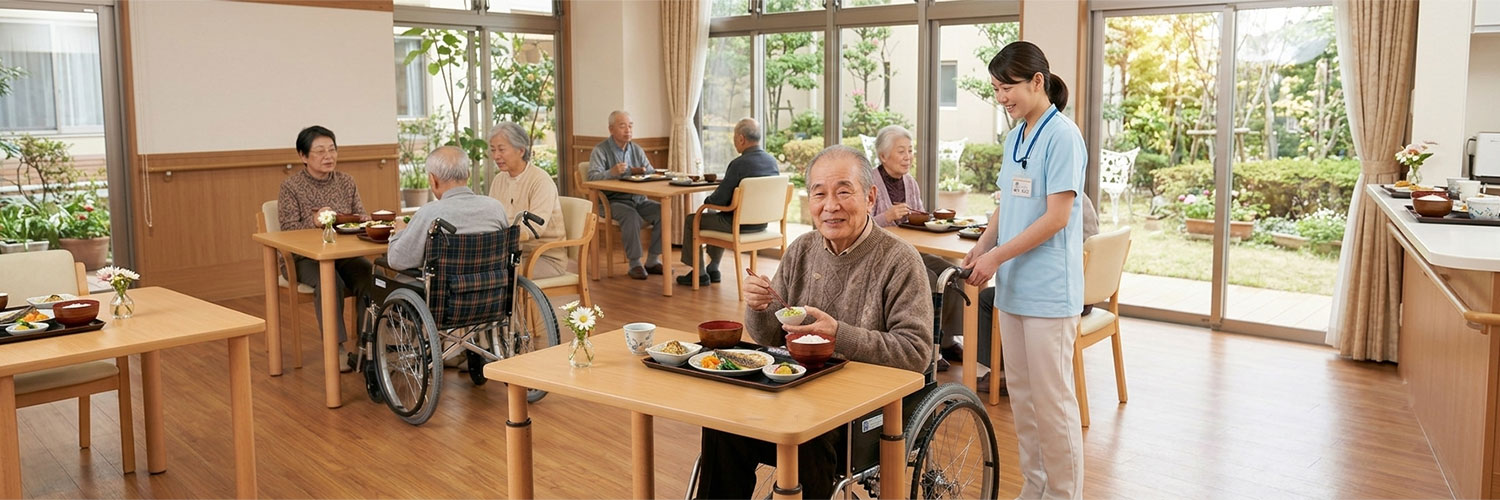 食事や談話に活躍する介護施設用テーブル