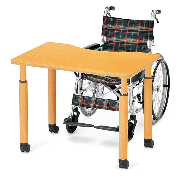 FPS-0960QC 抗菌 施設テーブル (ラチェット昇降式)