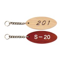 木製キーホルダー (11-196-16/17)