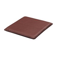 レザー座蒲団 450角 茶色