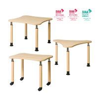 抗ウイルス・抗菌 対面型昇降式テーブル VWLTシリーズ