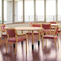 抗菌機能付昇降アジャスター脚テーブル(T20天板/MG脚)