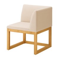 L 左肘付　木部NA　張材：布地・C-88（ライトグレー）