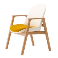 5N 張材：レザー・B-15(No.35)×布地・B-77（イエロー）