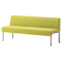 E 三人掛肘無　張地：布地D-55（ライムグリーン）