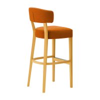 B 5NL 張材：布地・D-19（オレンジ）背面