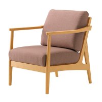 W 肘付 NA 張材：布地・D-76（ピンク）