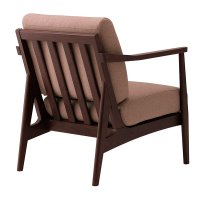 W 肘付　DB 張材：布地・D-76（ピンク） 背面