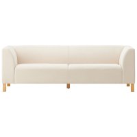 EW 三人掛 5N 張地：布・C-52(アイボリー）