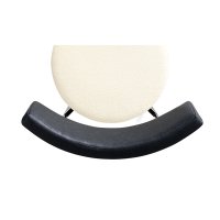 2色張り　張地：B/レザー・バロン10＆F/布・モコモ99