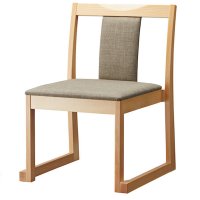 錦イスB （背張り）白木 張地：D/布地・エイガT-9202