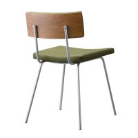 フレーム色：AL、メラミン色：LB、張地：B/レザー・バロン05 背面