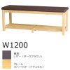 T-棚付き長ベンチ W1200