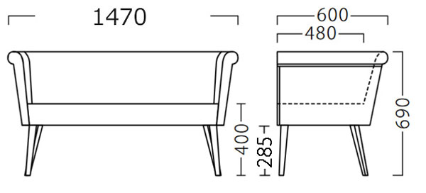 クオーレA 2P W1470