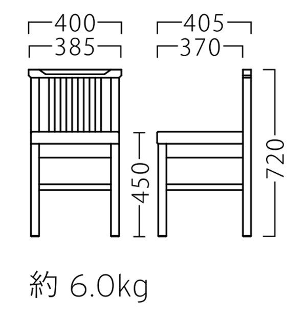 柳(やなぎ)イス
