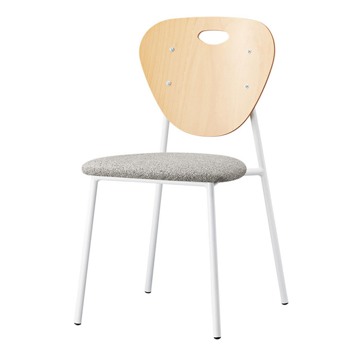 フレーム塗装色：WH、木部塗装色：NA 、D/布地・カルドツイードⅡ02