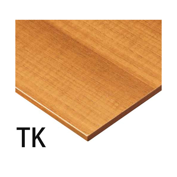 TK 天板：突板/チーク柾目、面材：突板/チーク