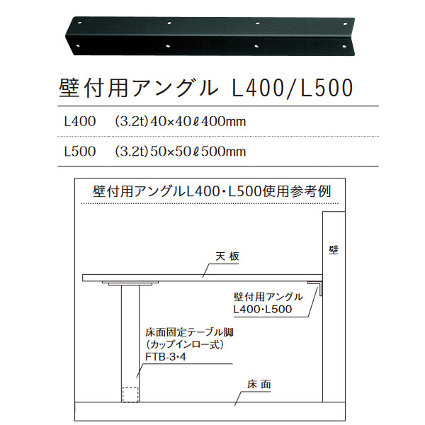 壁付用アングル