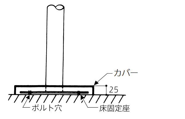 椅子脚　図面