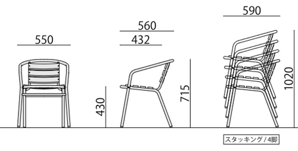 AL-P53AC(4脚セット)