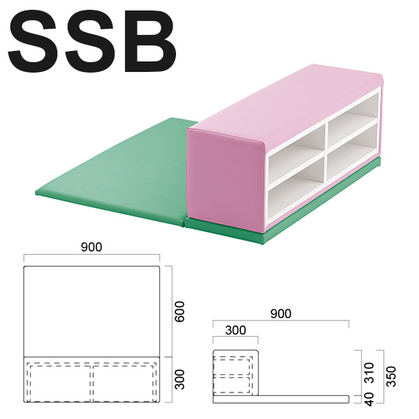 SSB(シューズボックス+マット) 張地：レザー・B-15(No.46,24)