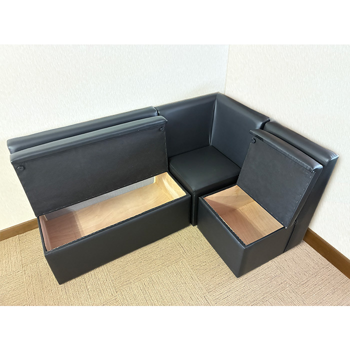 収納付ボックスソファ クローゼ