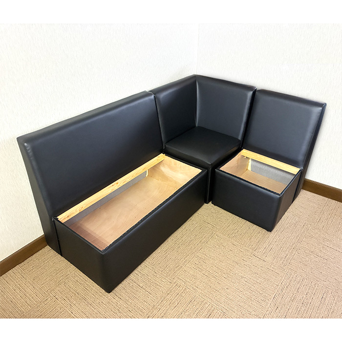 収納付ボックスソファ クローゼ