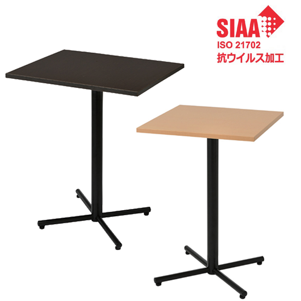 CTBテーブル脚付きセット 抗ウィルス・防カビ メラミン化粧板使用カフェテーブル CTB