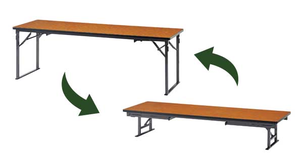 テーブルと座卓兼用タイプ